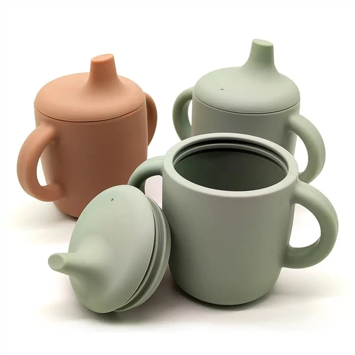 China baby sippy cups with handles suppliers